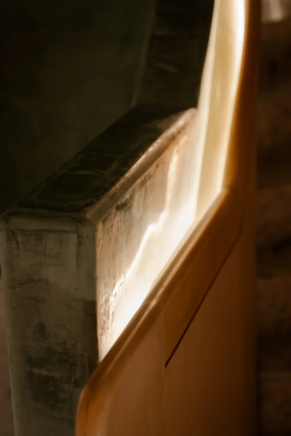Completed staircase detail
