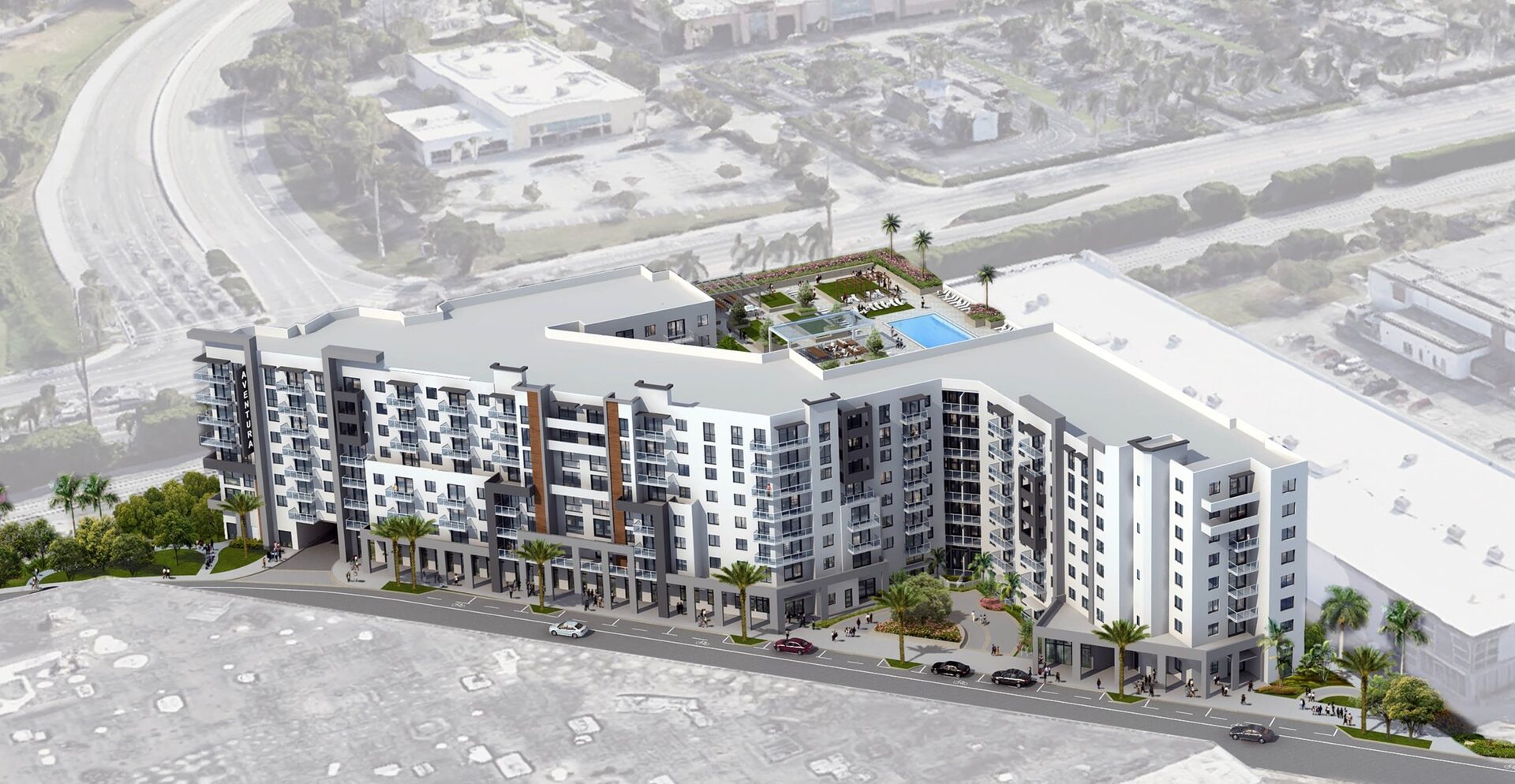 Building rendering - Avida Aventura Apartments, Aventura FL