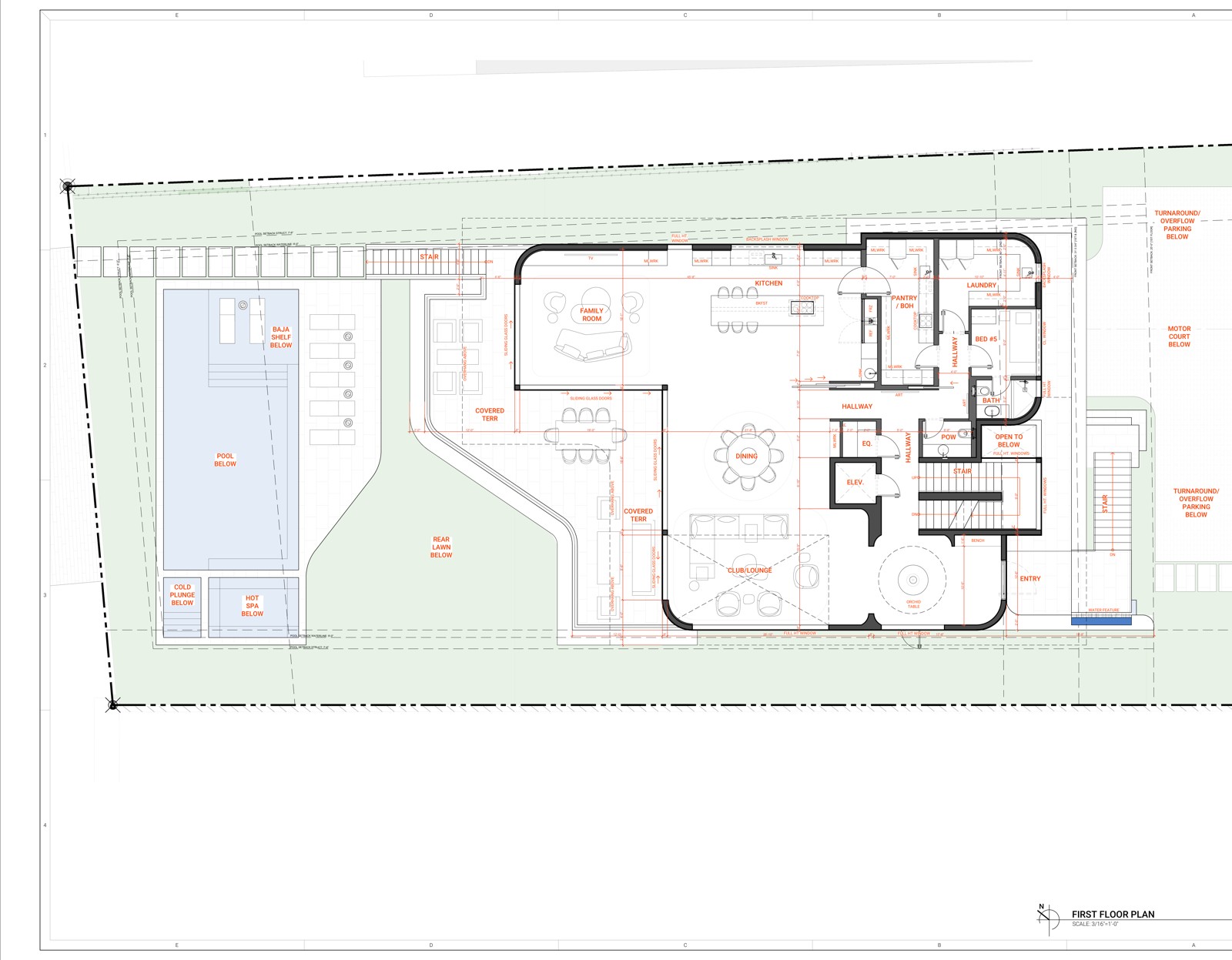 First floor plan - 1215 N Biscayne Point Rd, Miami Beach FL